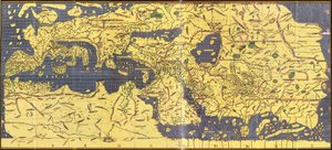 Cópia do "Kitab Rudjdjar" ou "Tabula Rogeriana" de 1154 de Abu Muhammad (after) Al Idrisi or Edrisi