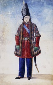 Retrato do jovem Nasr al-Din Shah, c.1845-6