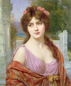 Garota em uma fantasia romana de Aby Altson