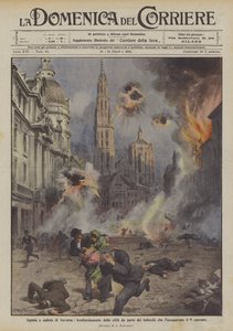 Agonia e queda de Antuérpia, bombardeio da cidade pelos alemães que detinham o atual 9º de Achille Beltrame
