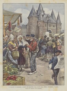 No mercado em Amsterdã, LArrivo delle Bollettini Na Saúde De Regina Wilhelmina DOlanda