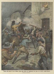 Assalto às prisões do Cairo (Illinois), defendido pela polícia, para se apossar do dun negro guo