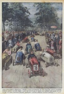 Corrida de carros liliputianos