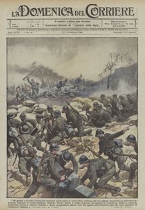 De dia e de noite o Comando Austríaco está jogando contra a nova linha italiana, que foi apenas