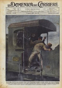 Episódio dramático em uma locomotiva