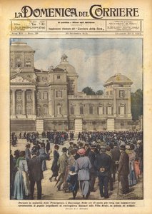 Durante a doença da princesa, em Racconigi