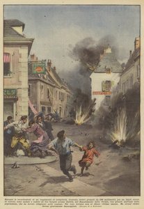 Durante os exercícios de um regimento de artilharia francesa, doze granadas de 120
