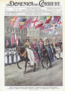 Quando a guerra terminou, Londres restabeleceu a procissão tradicional de Lord Mayor este ano