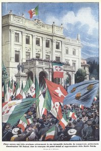 Fiume, mais uma vez solenemente proclama sua indomável Italianita