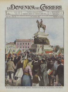Os estados balcânicos em armas contra a Turquia, incitações e manifestações em torno da estátua