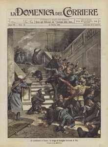 Os acontecimentos na Rússia, o massacre no Conselho Municipal de Tiflis de Achille Beltrame
