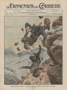 Os dramas da alta montanha, três alpinistas caiu de centenas de metros durante uma subida