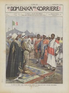 O Conde De Turim Na Colônia Eritreia Recebe A Homenagem Das Cabeças E Notáveis Do Asmara