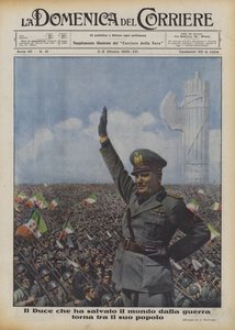 O Duce que salvou o mundo da guerra retorna entre seu povo