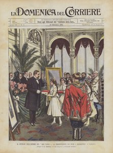 O Jubileu do Autor Del Quo Vadis , A apresentação dos presentes em Sienkiewicz em Varsóvia