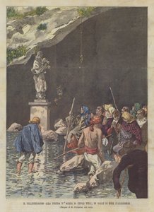 Peregrinação à Piscina de Água Longa Vida em Valle Di Rose (Valsassina)