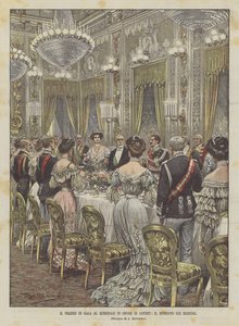 O Jantar de Gala no Quirinale em Honra ao Loubet, O Momento do Brinde