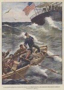 O Resgate Operado por um Brigantino Italiano, no Oceano Atlântico, da tripulação americana DUno Schooner