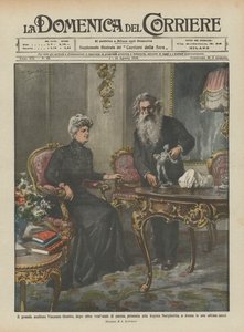 O grande escultor Vincenzo Gemito, depois de mais de vinte anos de loucura, apresenta à rainha