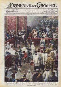 O casamento da princesa Lydia dArenberg com o duque de Pistoia