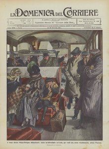 O trem direto Milão-Bolonha abandonou, devido a uma forte nevasca, por vinte horas