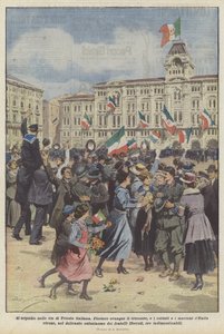 O triunfo nas ruas da Itália Trieste