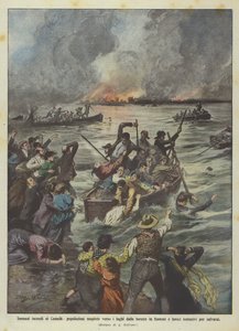 Enormes incêndios no Canadá, populações dirigidas para os lagos pela queima e florestas ferozes de Achille Beltrame