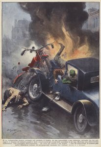 Em um confronto violento, ocorreu nos arredores de Londres, entre uma motocicleta e um