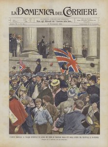 A chegada do Triunfo na Prefeitura de Londres Corpo da Cidade Voluntária da Guerra
