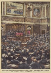 A assembléia nacional (senadores e deputados) que elegeu, em Versalhes, o novo presidente da