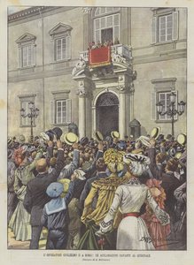Imperador William II em Roma, os elogios antes do Quirinale