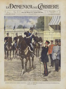 A Última Carta do Rei Umberto Apresentada em Cassel ao Imperador Guglielmo De um Drappel de Lancieri Novara