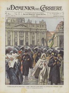 O Encerramento das Festas do Jubileu Papal, Piazza S Pietro Depois da Grande Cerimônia
