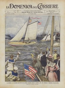 A Partida De Gloucester (Estados Unidos) Do Capitão Blackburn Sobre Um Veleiro Para