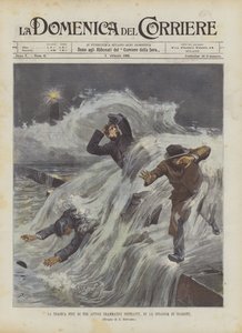 O fim trágico de três atores dramáticos distraídos, na praia de Biarritz