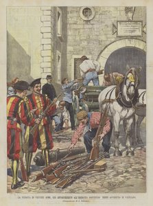 A venda de armas antigas, pertencentes aos chefes do exército pontifício, ocorreram no Vaticano