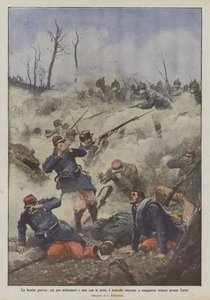 A guerra ruim, com os gases asfixiantes e não com as armas, os alemães conseguem conquistar trincheiras em Ypres