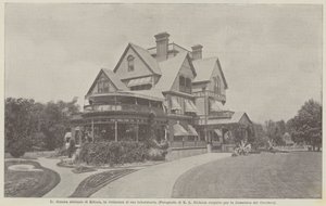 Casa habitual de Edison, perto de seu laboratório de Achille Beltrame