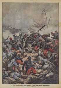 A grande ofensiva francesa em Champagne, após o bombardeio