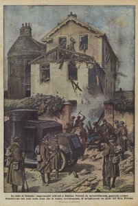 A luta na Irlanda, represálias oficiais em Dublin de Achille Beltrame