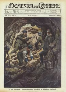 A luta clandestina, a nossa acaba com uma galeria para fazer um contromine brilhar