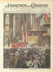 A solene inauguração do centenário de S Carlo, no Duomo de Milão