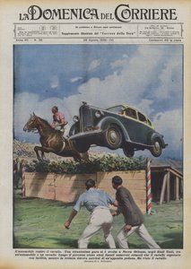 O carro contra o cavalo
