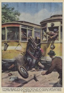 O carro no aperto!