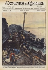 As recentes inundações na França causaram um grande desastre na rota Paris-Nantes de Achille Beltrame