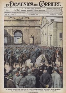 A recepção triunfal de Roma às suas tropas da vitória