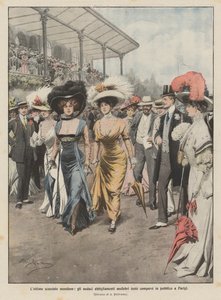 O mais recente escândalo mundano, os trajes ousados e femininos que apareceram em público em Paris