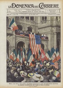 Como todas as cidades italianas, Milan celebrou o Dia da Independência Americana com dignidade