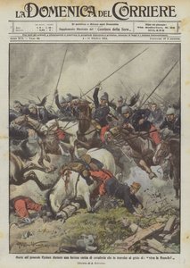 Morte do general Eydoux durante uma furiosa carga de cavalaria que o subjugou com o grito de Viva a França!