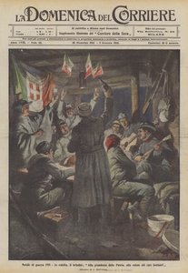 Natal da guerra 1915, Em reduzido, o brinde, À grandeza da pátria, à saúde dos entes queridos longe!